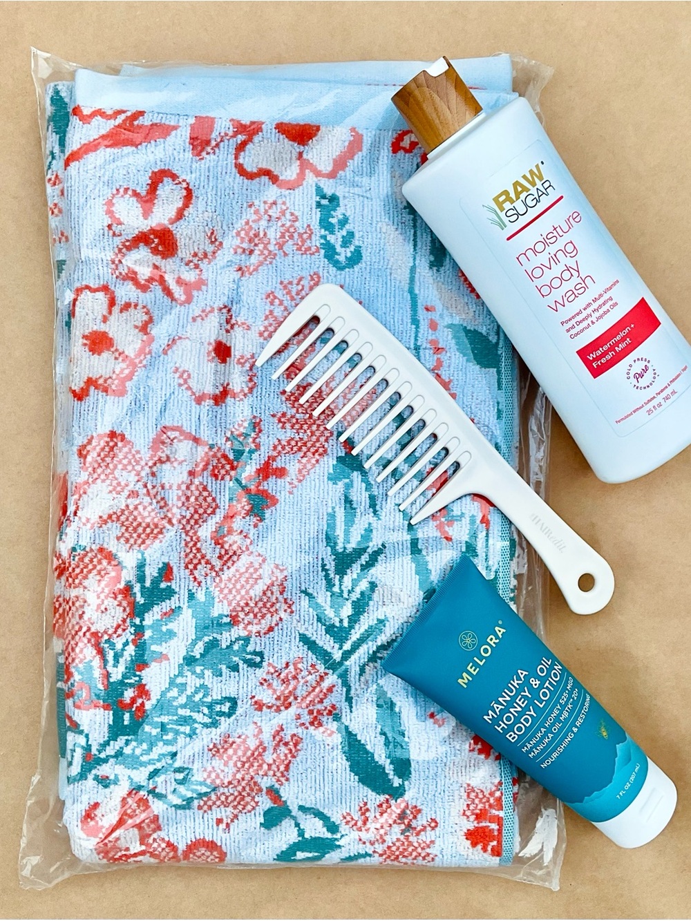 Anthro ❉ Lillian Cotton Floral Bath Towel in Blue